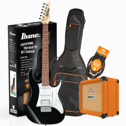 IBANEZ RX40BKN GUITAR PACK W/CRUSH & ACCES