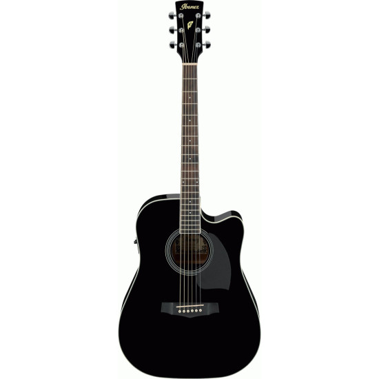 IBANEZ PF15ECE BK ACOUSTIC GUITAR