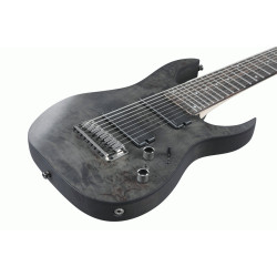 Ibanez RG9PB Transparent Gray Flat 9 String Electric Guitar