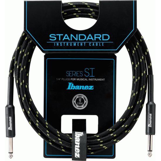The Ibanez SI10 - Guitar Cable BLACK * GREEN
