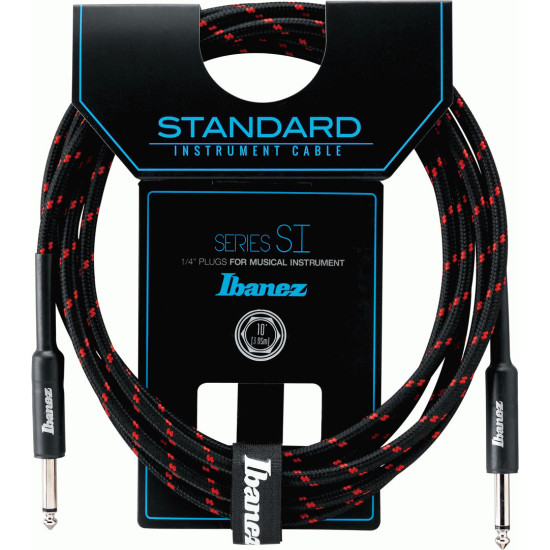 The Ibanez SI10 - Guitar Cable BLACK * WINE
