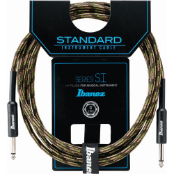 The Ibanez SI10 - Guitar Cable CAMOUFLAGE GREEN