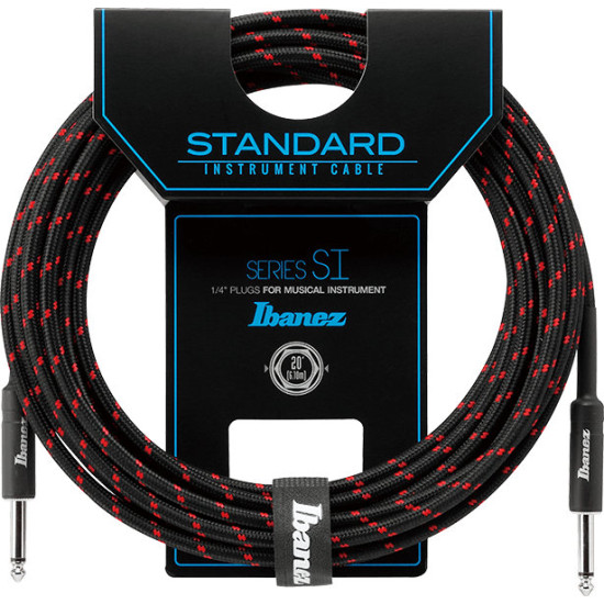 The Ibanez SI20 - Guitar Cable BLACK * WINE