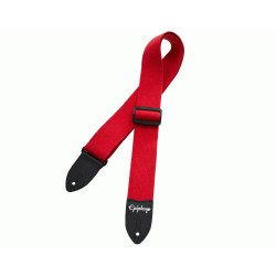 Epiphone Cotton GTR Strap Red