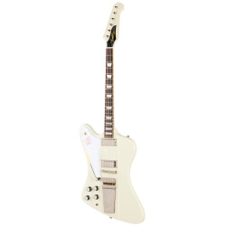 Epiphone 1963 Firebird V With Maestro Vibrola Reissue Left Handed, Polaris White
