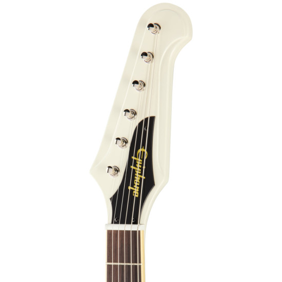 Epiphone 1963 Firebird V With Maestro Vibrola Reissue Left Handed, Polaris White
