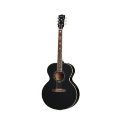 Epiphone J-180 LS Inc Hard Case Ebony