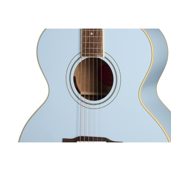 Epiphone J-180 LS Inc Hard Case Frost Blue
