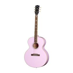Epiphone J-180 LS Inc Hard Case Pink
