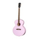 Epiphone J-180 LS Inc Hard Case Pink