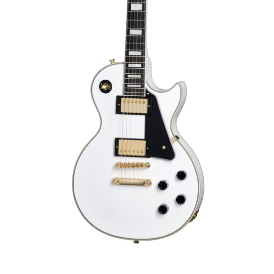 Epiphone Les Paul Custom Inc Hard Case Alpine White