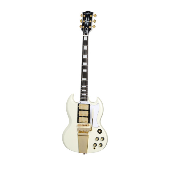 Epiphone 1963 Les Paul SG Custom Maestro Inc Hard Case Classic White