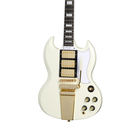 Epiphone 1963 Les Paul SG Custom Maestro Inc Hard Case Classic White
