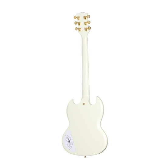 Epiphone 1963 Les Paul SG Custom Maestro Inc Hard Case Classic White