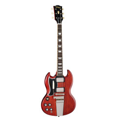 Epiphone 1964 SG Standard Reissue with Maestro Vibrola Left Handed, Cherry Red