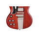 Epiphone 1964 SG Standard Reissue with Maestro Vibrola Left Handed, Cherry Red