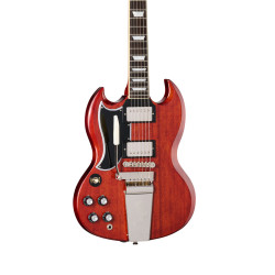 Epiphone 1964 SG Standard Reissue with Maestro Vibrola Left Handed, Cherry Red