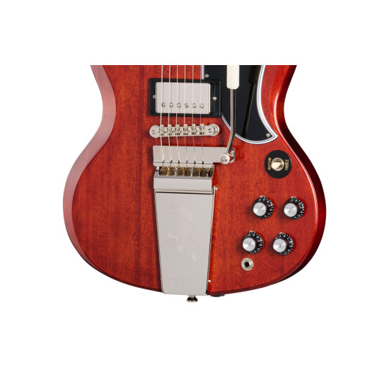 Epiphone 1964 SG Standard Reissue with Maestro Vibrola, Cherry Red