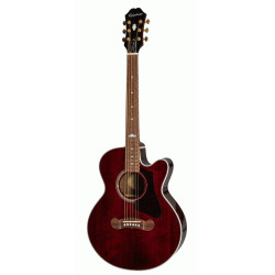 Epiphone J-200 EC Studio Parlor Dark Wine Red