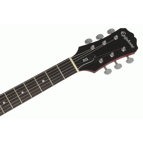 The Epiphone SG Special Satin E1 Worn Heritage Cherry