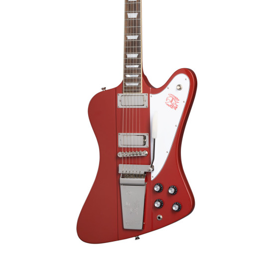 Epiphone 1963 Firebird V Maestro In Case Ember Red