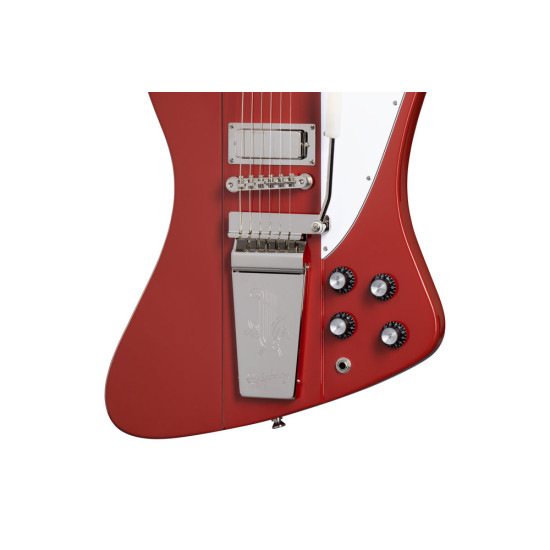 Epiphone 1963 Firebird V Maestro In Case Ember Red