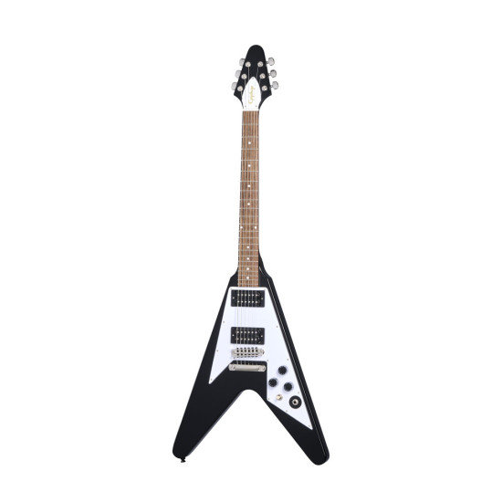 Epiphone Kirk Hammett 1979 Flying V Ebony Including Hard case