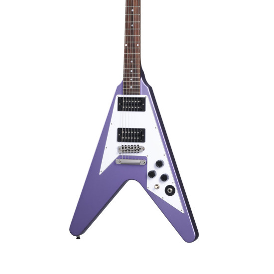 Epiphone Kirk Hammett 1979 Flying V Purple Metallic Including Hard case