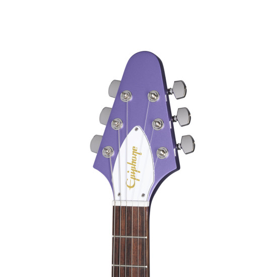 Epiphone Kirk Hammett 1979 Flying V Purple Metallic Including Hard case