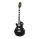 Epiphone Les Paul Custom Ebony Left Handed Including Premium Gig Bag