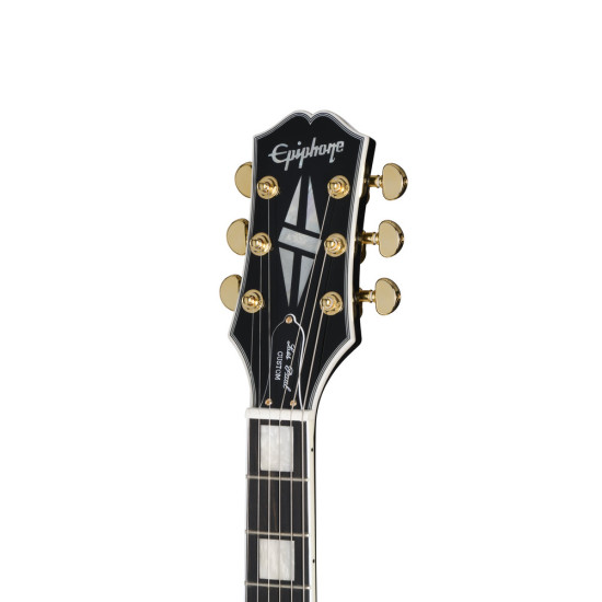Epiphone Les Paul Custom Ebony Left Handed Including Premium Gig Bag