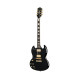 Epiphone SG Custom Ebony Left Handed Including Premium Gig Bag
