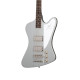 Epiphone Thunderbird 64 In Gig Bag Silver Mist