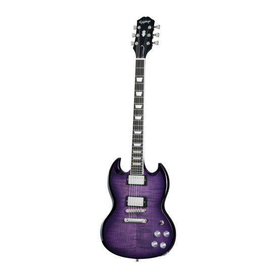 Epiphone SG Modern Figured Purple Burst includes gig bag