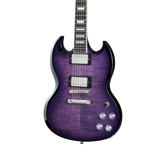 Epiphone SG Modern Figured Purple Burst includes gig bag