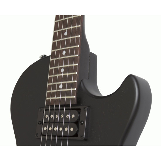 The Epiphone Les Paul Special Satin E1 Ebony The Epiphone Les Paul Special Satin E1 Ebony