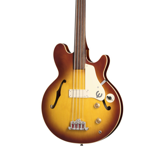 Epiphone Jack Casady Fretless Bass Aged Royal Tan