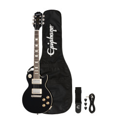 The Epiphone Power Players Les Paul Pack Dark Matter Ebony