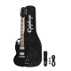 The Epiphone Power Players SG Pack Dark Matter Ebony