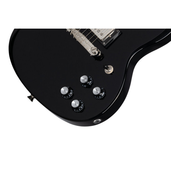 The Epiphone Power Players SG Pack Dark Matter Ebony