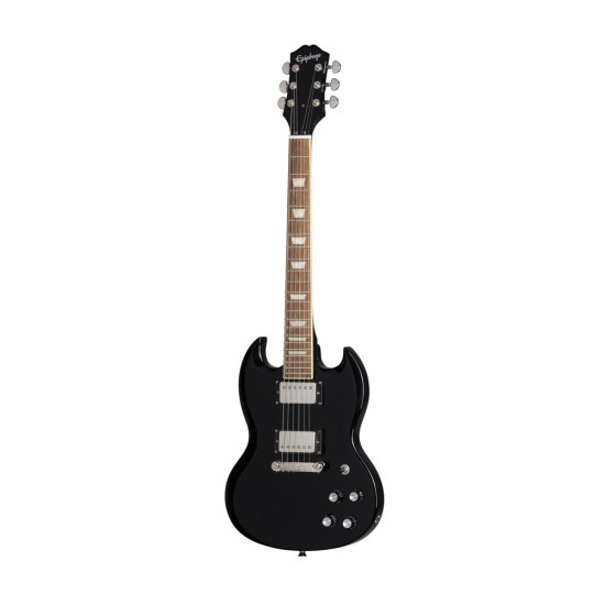 The Epiphone Power Players SG Pack Dark Matter Ebony