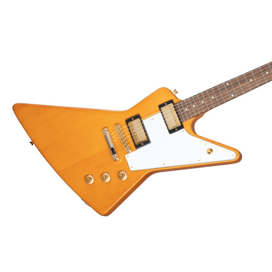 Epiphone 1958 Korina Explorer (White Pickguard), Aged Natural Epiphone 1958 Korina Explorer (White Pickguard), Aged Natural