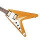 Epiphone 1958 Korina Flying V (White Pickguard), Aged Natural Left Handed