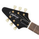Epiphone 1958 Korina Flying V (White Pickguard), Aged Natural Left Handed