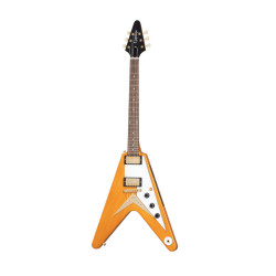 Epiphone 1958 Korina Flying V (White Pickguard), Aged Natural