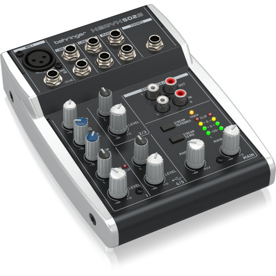 Behringer Xenyx 502S 5 Channel Mixer With USB Behringer Xenyx 502S 5 Channel Mixer With USB