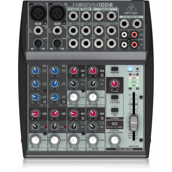 The Behringer XENYX 1002 Mixer