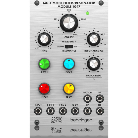 The Behringer 1047 Multimode Filter Resonator Module The Behringer 1047 Multimode Filter Resonator Module