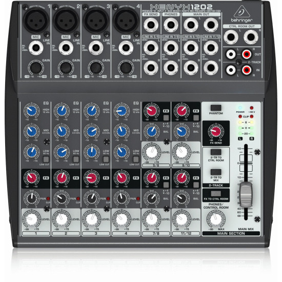 The Behringer XENYX 1202 Mixer