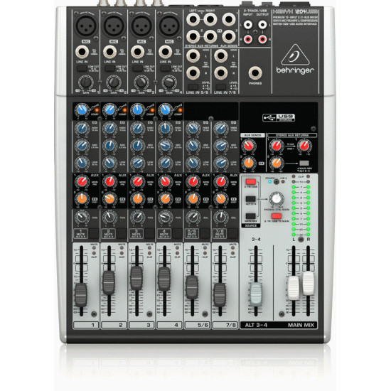 The Behringer XENYX 1204USB Mixer